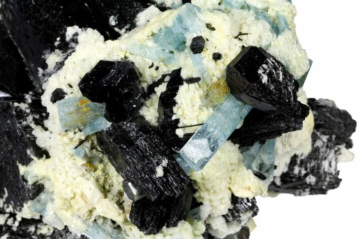 Aquamarine, Schorl & Orthoclase Feldspar Association - Namibia #132161